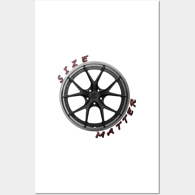 Size Matter, Wheel Type 1 Wall Art by CarEnthusast